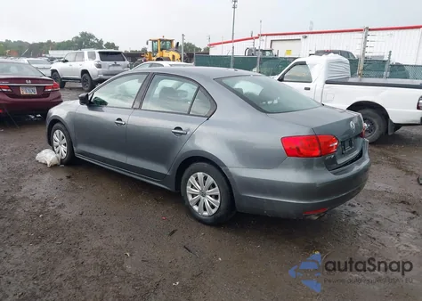 2014 Volkswagen Jetta S из США, поврежденный, VIN 3VW2K7AJ1EM297624
